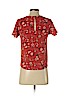 Rewind Red Short Sleeve Blouse Size XS - photo 2
