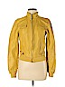 Charlotte Russe Yellow Faux Leather Jacket Size M - photo 1