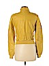 Charlotte Russe Yellow Faux Leather Jacket Size M - photo 2