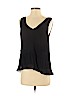 Zara 100% Polyester Black Sleeveless Blouse Size S - photo 2