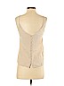 H&M 100% Viscose Tan Sleeveless Blouse Size 4 - photo 2