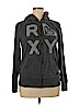 Roxy 100% Cotton Gray Zip Up Hoodie Size XL - photo 1