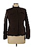Style&Co 100% Cotton Brown Jacket Size 14 - photo 1