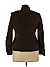 Style&Co 100% Cotton Brown Jacket Size 14 - photo 2
