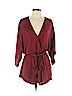 Lulu's 100% Polyester Burgundy Romper Size XS - photo 1