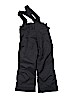 Obermeyer 100% Polyester Solid Black Snow Pants With Bib Size 5 - photo 2