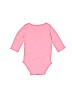 Carter's 100% Cotton Pink Long Sleeve Onesie Size 3T - photo 2