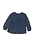 Cat & Jack 100% Cotton Blue Long Sleeve Blouse Size 5T - photo 2