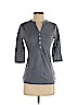 Victoria's Secret Gray Short Sleeve Henley Size XS - photo 1