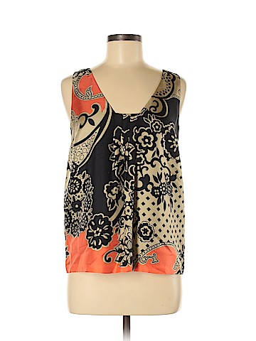 Tibi Sleeveless Silk Top (view 1)