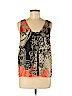 Tibi 100% Silk Black Sleeveless Silk Top Size 6 - photo 1