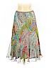 Peter Cohen 100% Silk Green Silk Skirt Size S - photo 1