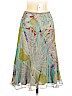 Peter Cohen 100% Silk Green Silk Skirt Size S - photo 2