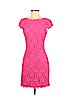 Diane von Furstenberg 100% Nylon Pink Cocktail Dress Size 4 - photo 1