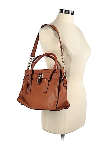 MICHAEL Michael Kors Leather Satchel (view 2)