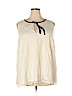 H&M Ivory Sleeveless Blouse Size 3X - photo 1