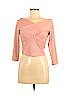 Forever 21 Pink 3/4 Sleeve Top Size L - photo 1