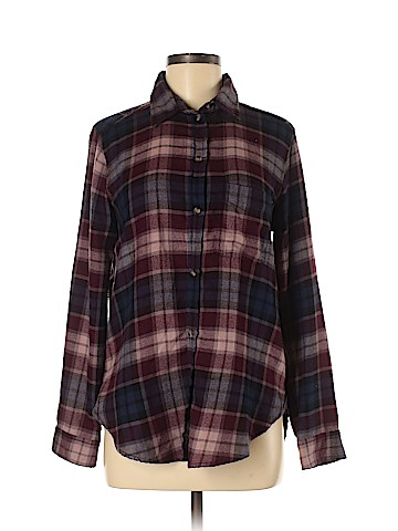 American Eagle Outfitters Long Sleeve Button-Down Shirt (view 1)