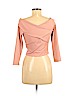 Forever 21 Pink 3/4 Sleeve Top Size L - photo 2