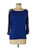Cable & Gauge Blue 3/4 Sleeve Top Size S (petite) - photo 1