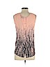 SM Wardrobe 100% Polyester Pink Sleeveless Blouse Size S - photo 2
