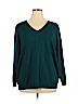 Roaman's 100% Acrylic Teal Pullover Sweater Size 1X - photo 1