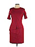 Teri Jon by Rickie Freeman Red Cocktail Dress Size 4 - photo 1