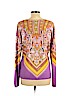 Class Roberto Cavalli Purple Silk Cardigan Size 14 - photo 2