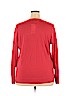Sejour 100% Merino Wool Red Wool Cardigan Size 2X - photo 2