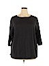 Zorrel Black Long Sleeve Top Size 3X - photo 1