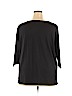 Zorrel Black Long Sleeve Top Size 3X - photo 2
