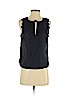 Point Sur 100% Cotton Black Sleeveless Blouse Size S - photo 1