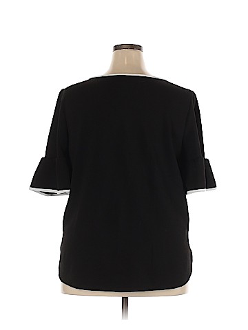 Green Envelope 3/4 Sleeve Blouse (view 2)