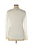 Ann Taylor 100% Linen White Pullover Sweater Size XL - photo 2