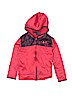 Under Armour 100% Polyester Red Zip Up Hoodie Size 7 - photo 1