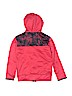 Under Armour 100% Polyester Red Zip Up Hoodie Size 7 - photo 2