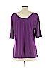Banana Republic Purple 3/4 Sleeve Top Size XL - photo 2