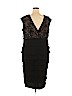 Jessica Howard 100% Polyester Black Cocktail Dress Size 22 - photo 2