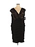 Jessica Howard 100% Polyester Black Cocktail Dress Size 22 - photo 1