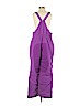 Lands' End 100% Nylon Solid Purple Snow Pants With Bib Size 12 - photo 2
