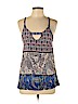Charlotte Russe 100% Rayon Blue Sleeveless Blouse Size L - photo 1