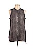 Eileen Fisher 100% Silk Gray Sleeveless Silk Top Size L - photo 1