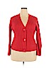 Leith Red Cardigan Size 2X - photo 2