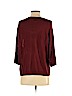 H&M Burgundy 3/4 Sleeve Top Size XS - photo 2