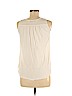 Ann Taylor LOFT 100% Polyester Ivory Sleeveless Blouse Size S (petite) - photo 2
