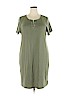Karen Scott Green Casual Dress Size 2X - photo 1