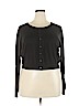 Jessica London 100% Cotton Black Cardigan Size 20 - photo 1