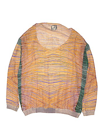 Anntian Long Sleeve Silk Top (view 1)