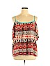 rue21 100% Polyester Red Short Sleeve Blouse Size XL - photo 1