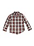 Gymboree 100% Cotton Plaid Green Long Sleeve Button-Down Shirt Size 5T - photo 1